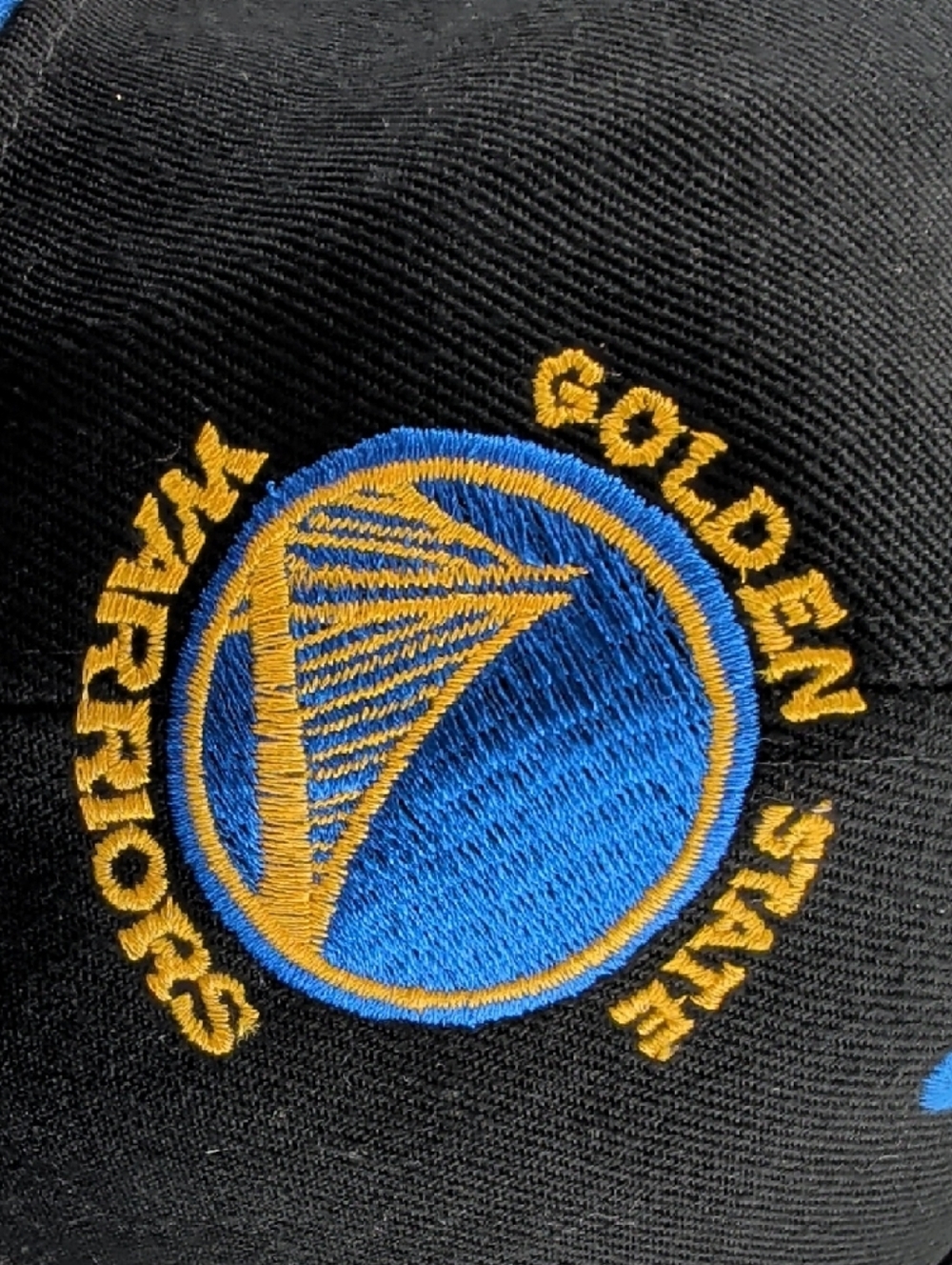 Golden State Warriors Black & Royal Blue Snapback Hat - Picture 7 of 9